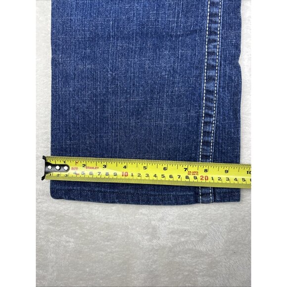 True Religion Becky Boot Cut Jeans Womens Size 32 Western Rodeo School Denim USA - Picture 11 of 14